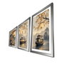 Wallity Conjunto de 3 Pinturas Decorativas Multicolor en MDF con Marco